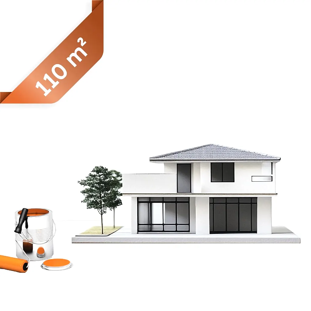 110 m² ye Kadar Boya Badana